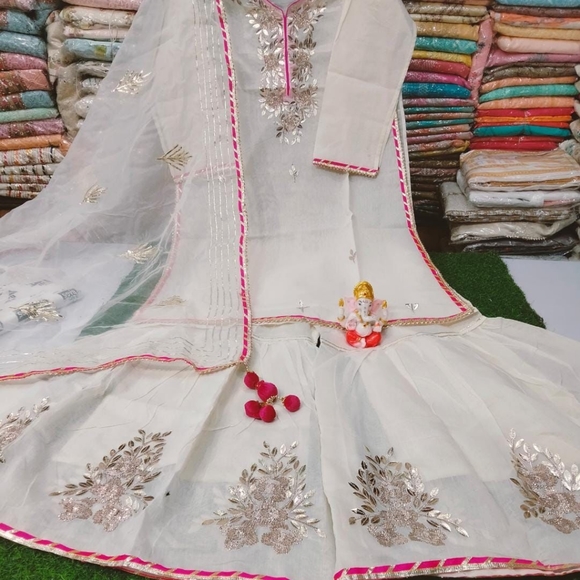 Pure chanderi ghaghra - Picture 3 of 5